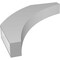 Ekena Millwork 3 1/2-in. W x 24-in. D x 28-in. H Thorton Architectural Grade PVC Knee Brace BRCP035X24X28THR - alternate 2